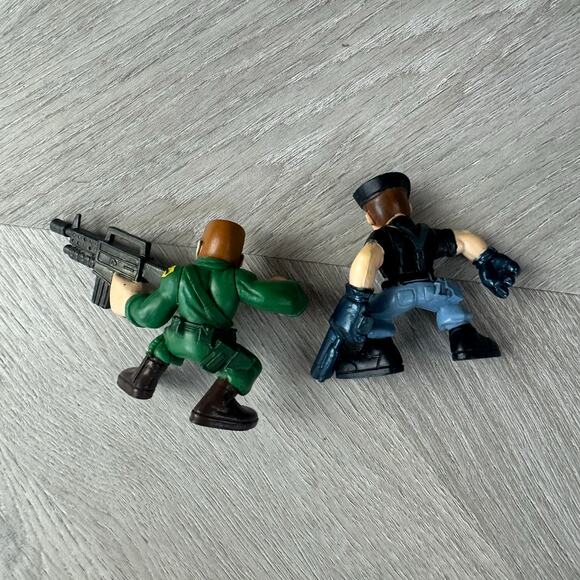 GI Joe Combat Heroes Conrad Duke Hauser General Clayton Hawk Action Figures 2009 - Picture 4 of 11